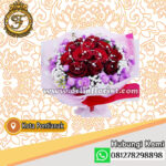 handouquet bunga mawar merah di pontianak