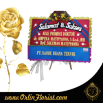 toko bunga papan pembukaan di makassar