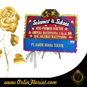 toko bunga papan pembukaan di makassar