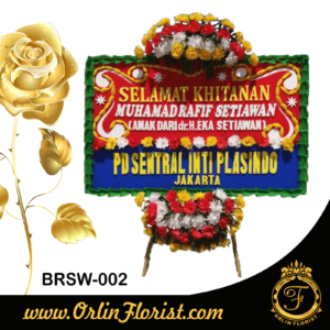 bunga papan selamat khitanan di brebes
