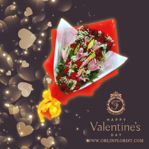 Bouquet Mawar Valentine Pasuruan Val HBP-002