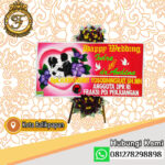bunga papan pernikahan di balikpapan