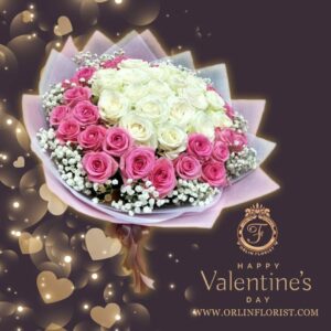 Bouquet Mawar Valentine Surabaya Val HBP-001