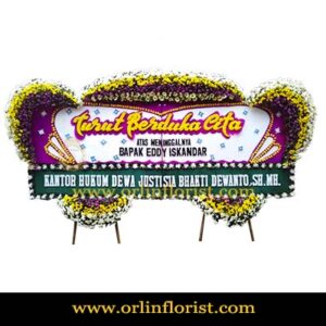 Bunga Papan Duka Cita OJKTD-027