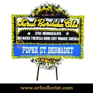Karangan Bunga Papan Duka Cita OJKTD-001