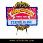 Karangan Bunga Papan Wedding OJKTW-009