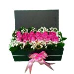 Bloom Box Valentine Mawar Pink Val-014