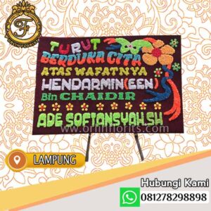 Bunga Papan Duka Cita Lampung LMP-012