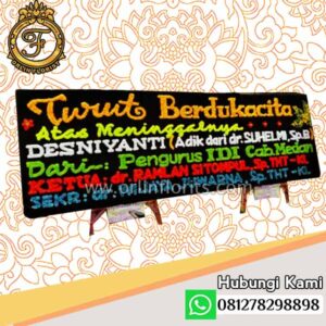 Bunga Papan Duka Cita MDN-012