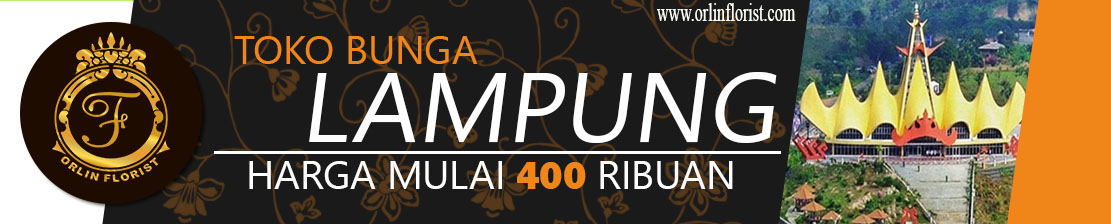 banner toko bunga di lampung
