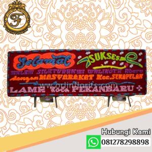 bunga papan selamat sukses jambi JBI-09