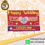 bunga papan wedding jambi JBI-02