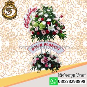 Standing flowers congratulations jakarta STC-003