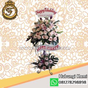 Standing flowers wedding jakarta stn-002