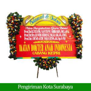Bunga Papan Selamat dan Sukses Surabaya SBY-020