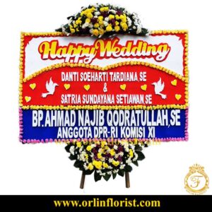 Bunga Papan Wedding Bandung BDGW-004