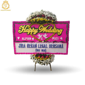 Bunga Papan Wedding Bogor BGR-024