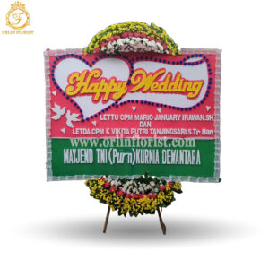 Bunga Papan Wedding Bogor BGR-027
