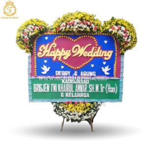 Bunga Papan Wedding Bogor BGR-030