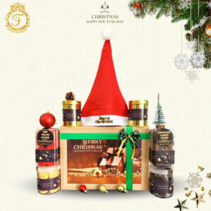 Box Cookie Christmas Ribbon L